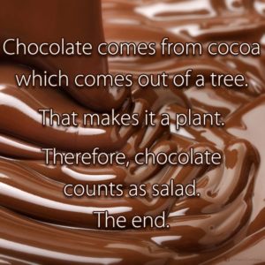 Is Chocolate Salad?